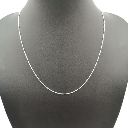 Sterling Silver 1.4mm Singapore Chain