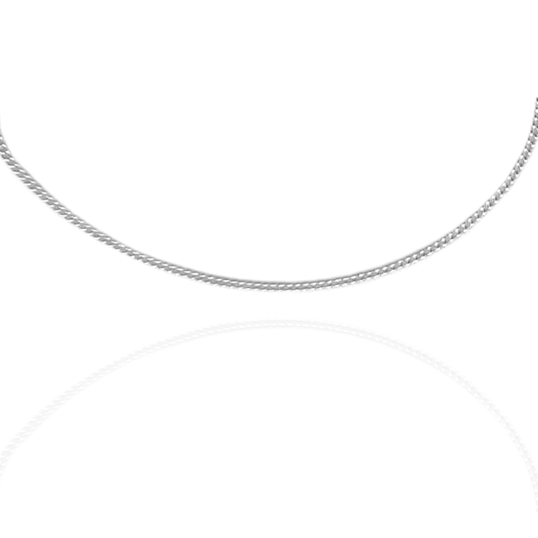 Sterling Silver 1mm Curb Chain