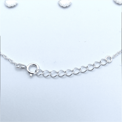 Sterling Silver Shell Charm Anklet