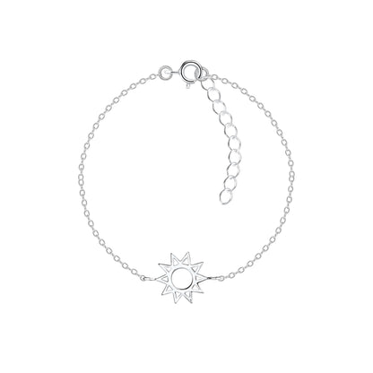 Sterling Silver Sun Bracelet