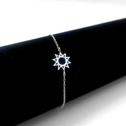 Sterling Silver Sun Bracelet