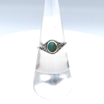 Sterling Silver Turquoise Shell Ring