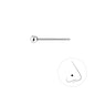 Sterling Silver 2mm Ball Nose Stud