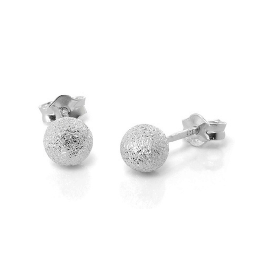 Sterling Silver 4mm Ball Stud Earrings