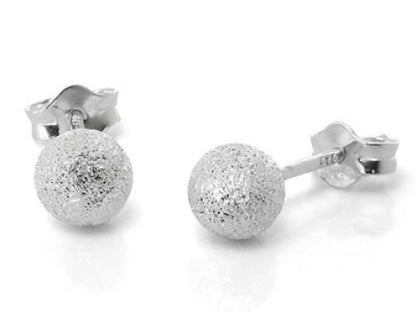 Sterling Silver 4mm Ball Stud Earrings