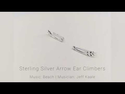 Sterling Silver Arrow Ear Climbers