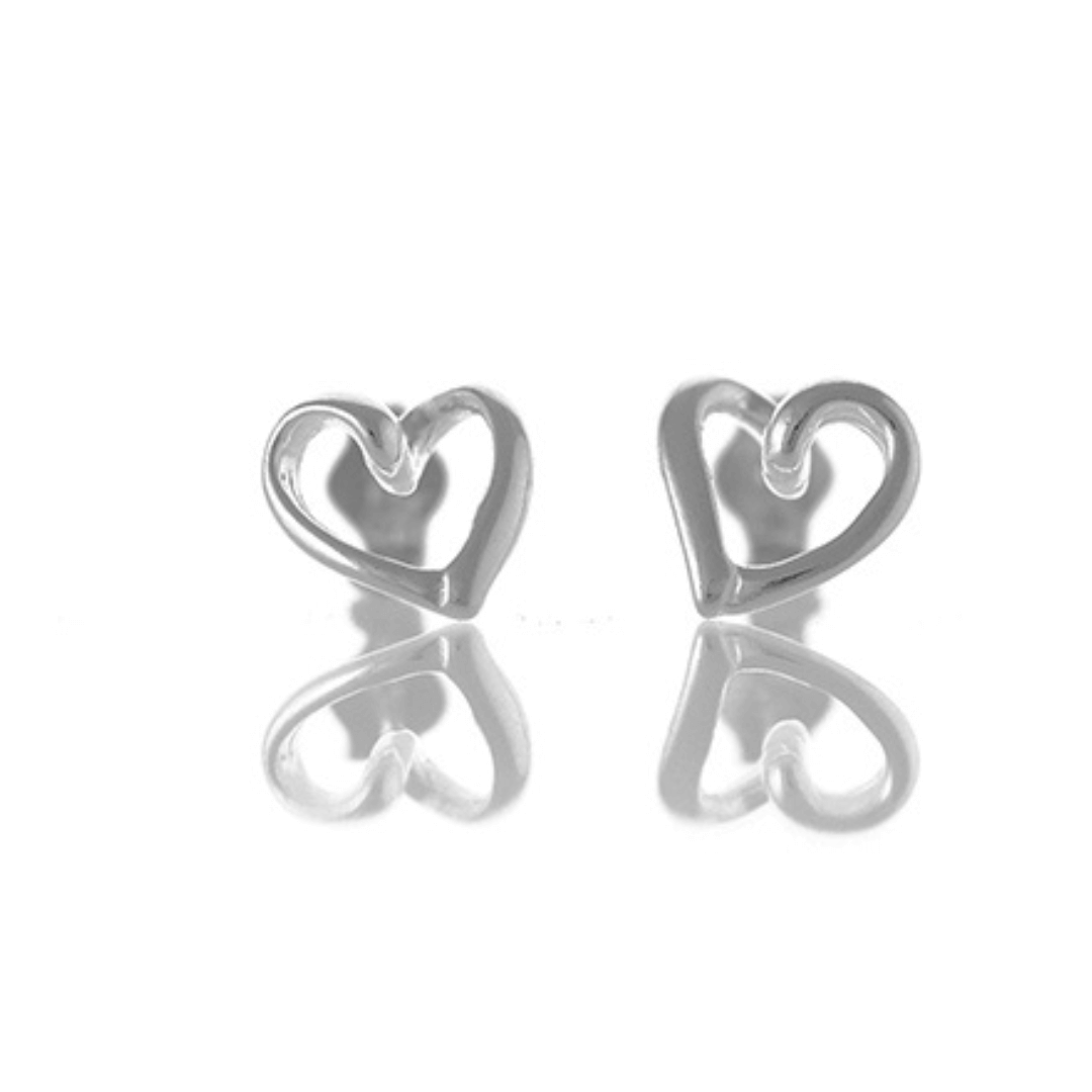 Sterling Silver Heart Earrings