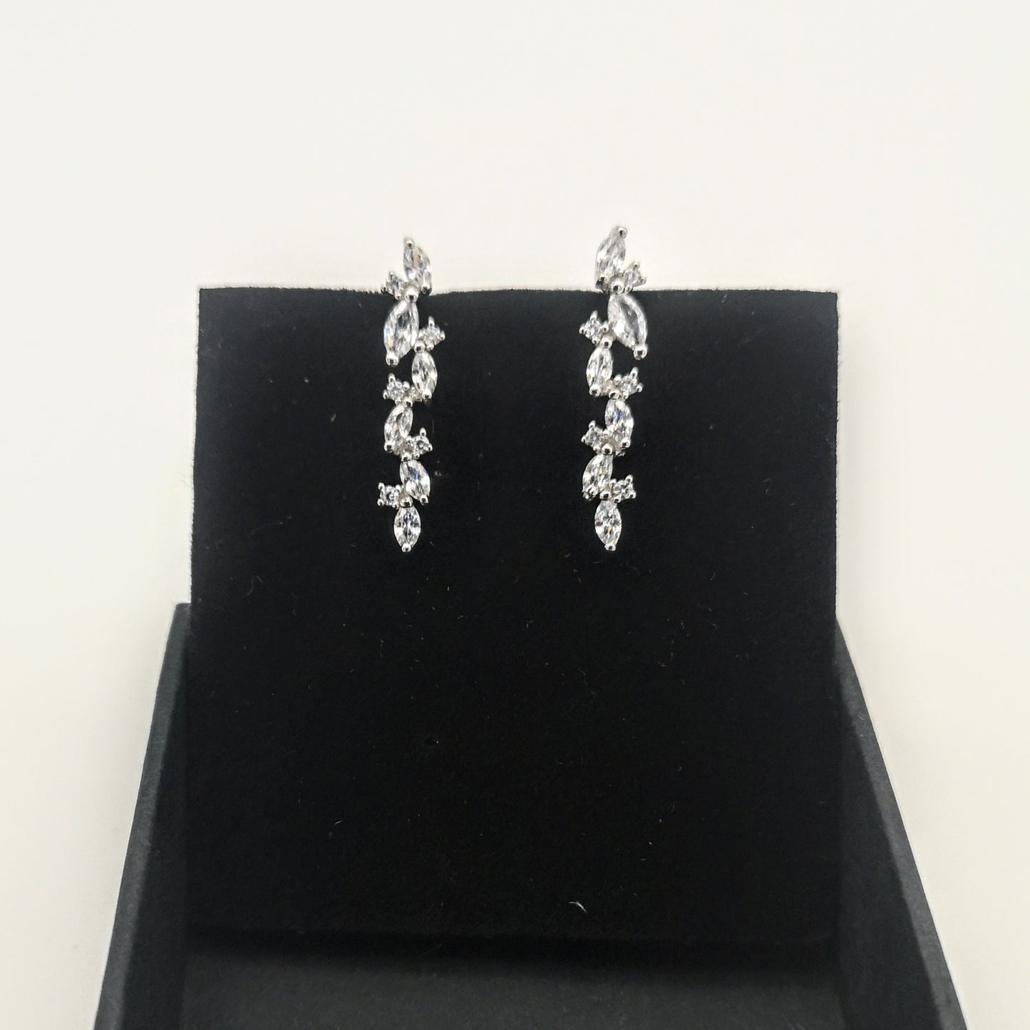 Sterling Silver CZ Ear Climbers