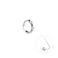 Sterling Silver White Crystal Nose Ring